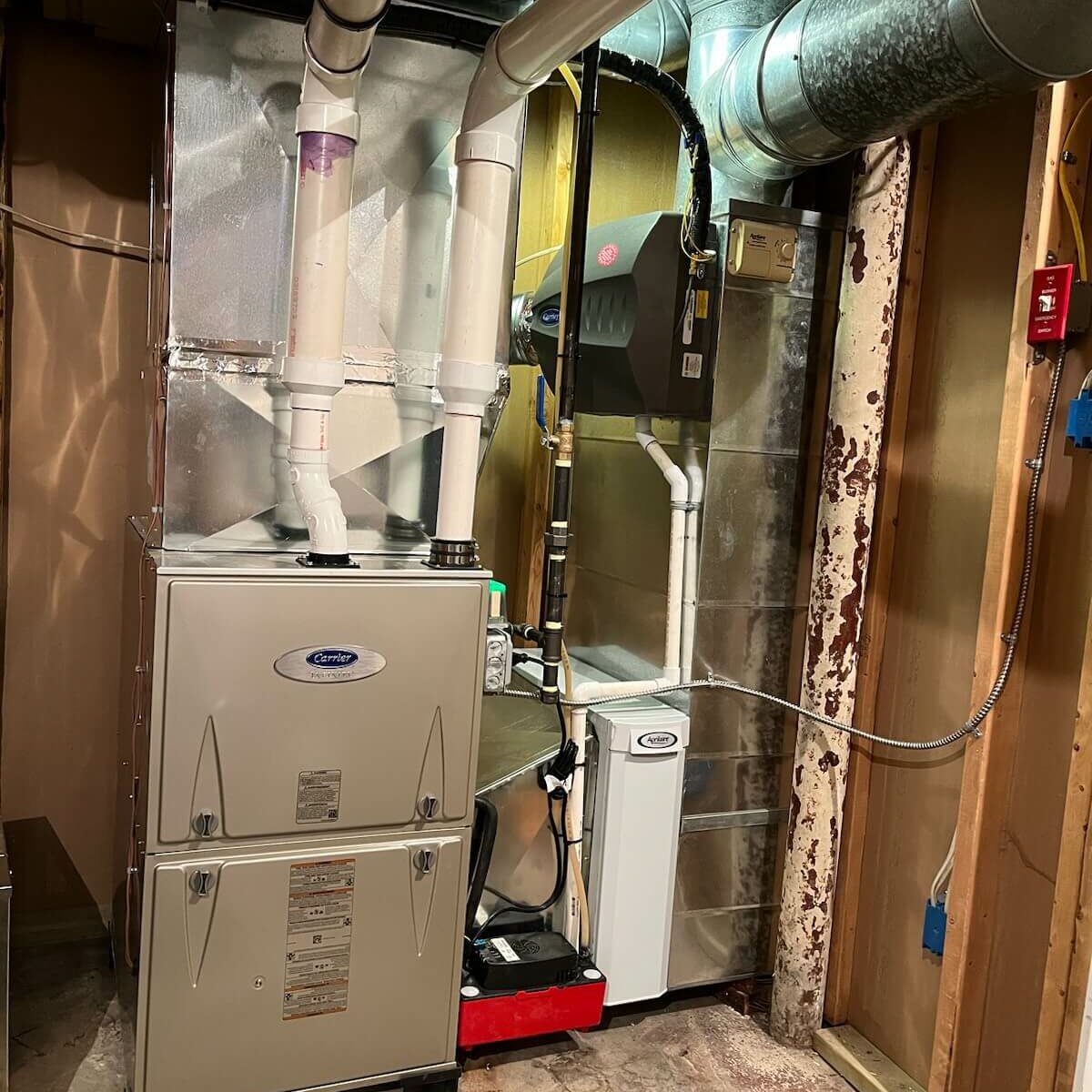 gas furnace installation